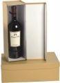 Regency "Pop-Up" One Wine Bottle Gift Box with Ribbon Bow