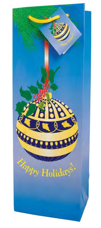 Happy Holidays! Paper Holiday Wine Bag