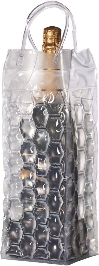 VinoChil Champagne Bottle Bag-Clear (4 Bubble Sided)