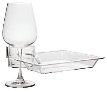 Multi-Bev Party Plate, Acrylic