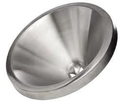 Wine Tasting Receptacle (Spittoon), Lid Only, BRUSHED Stainless Steel