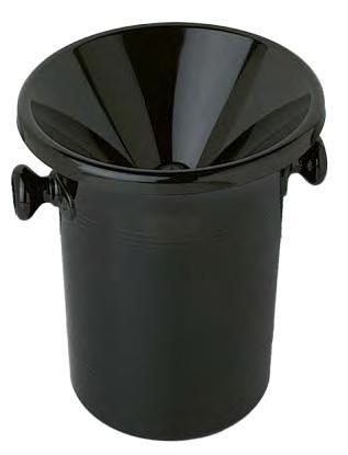 Wine Tasting Receptacle (Spittoon), Black Acrylic