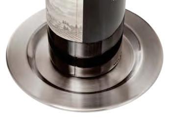 Pratique Wine Bottle Coasters, Brushed Stainless Steel, Set Of 4
