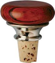 Rosewood Flat-Top Cork Stopper