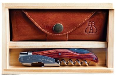 Laguiole Millesime Waiter's Corkscrew Set- Violet Kingwood