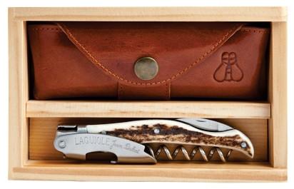 Laguiole Millesime Waiter's Corkscrew Set- Stag Horn