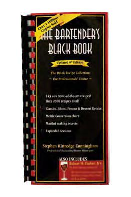 The Bartender's Black Book, Updated 9th Edition