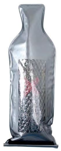 Wine Safeguard Reusable Bottle Protector- Silver