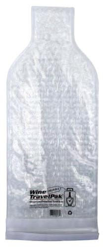 Wine TravelPak? Reusable Bottle Protector- Clear