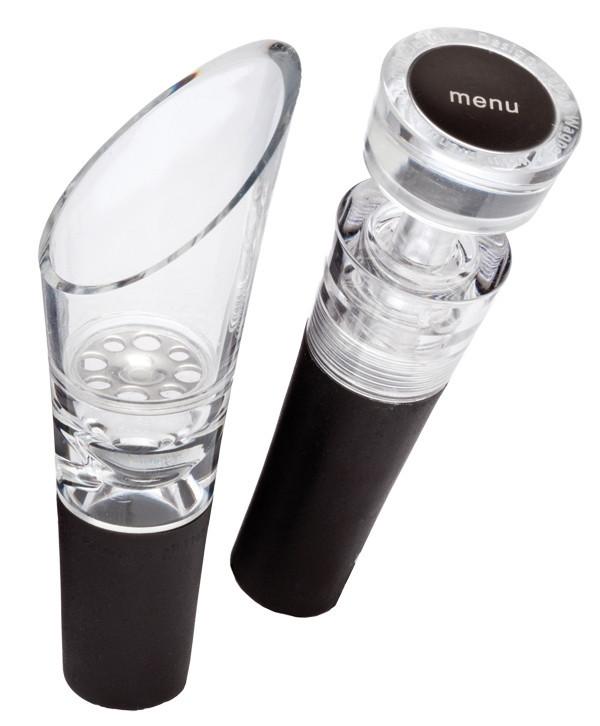 Selection Decanting Pourer and Vacuum Stopper