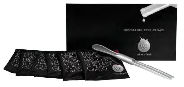 Wine Shield (Wine Preserva) 6 Pak w/Insert Fork