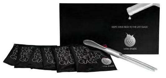 Wine Shield (Wine Preserva) 6 Pak w/Insert Fork
