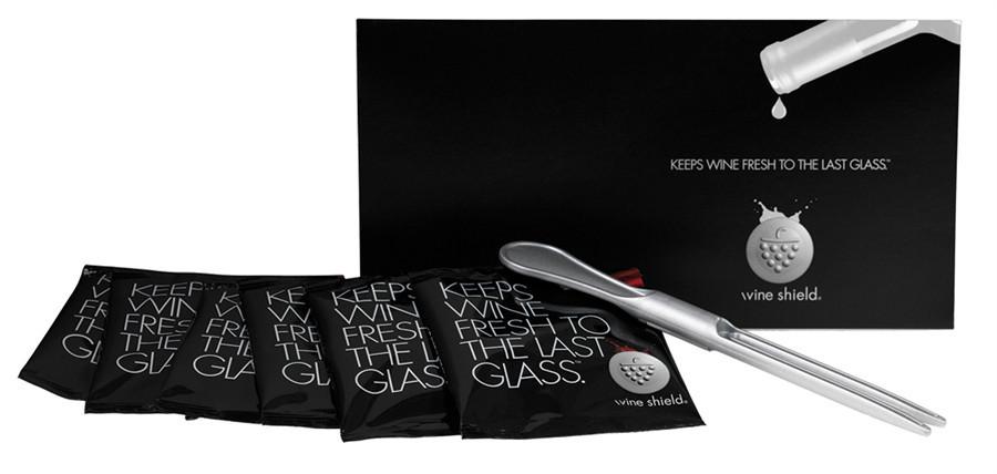 Wine Shield (Wine Preserva) 50 Pak w/Insert Fork