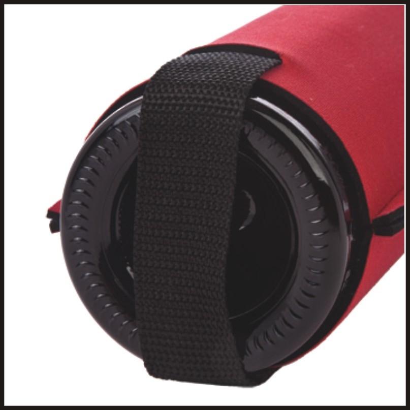 Sling-Handle Neoprene Wine Bag- Black Only