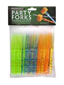 Party Forks, Translucent 40 Count