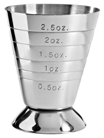 Multi-Level Stainless Steel Jigger Cup