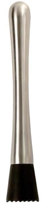 Stainless Steel Muddler, Food-Safe PP Plastic Base