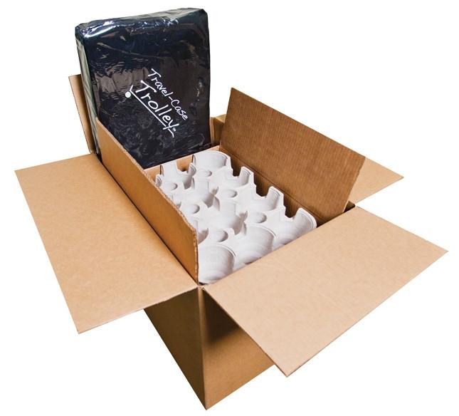 Travel-Case Trolley? Bottle Shipper Set