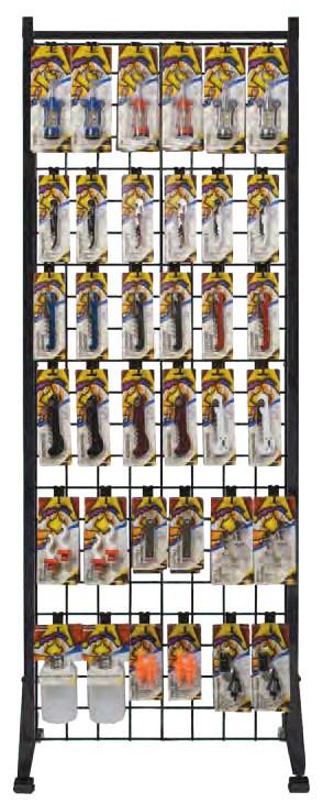 Two-Sided Tower Gridwall Rack