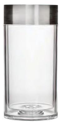 Regale Double Wall Wine Cooler with Brushed Stainless Steel Rim