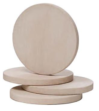 Sandstone Coasters, Natural Beige, Set of 4