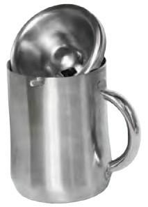 Personal Spittoon, Brushed Stainless Steel