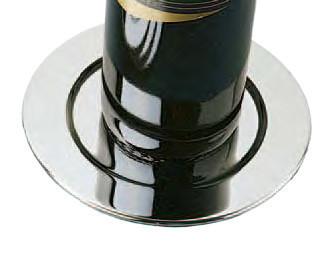 Plat Wine Bottle Coasters, Silver Plated, Set of 4