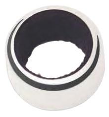 Wine Collar, Stainless Steel, Black Felt