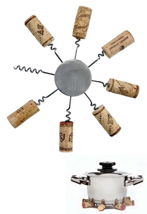 Sunburst Cork Trivet