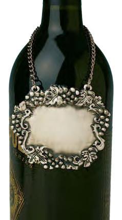 Pewter Bottle or Decanter Placard