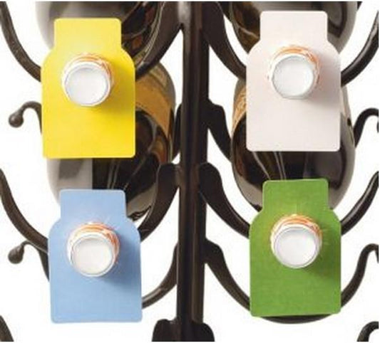 Wine Bottle Paper Tags - 4 Colors
